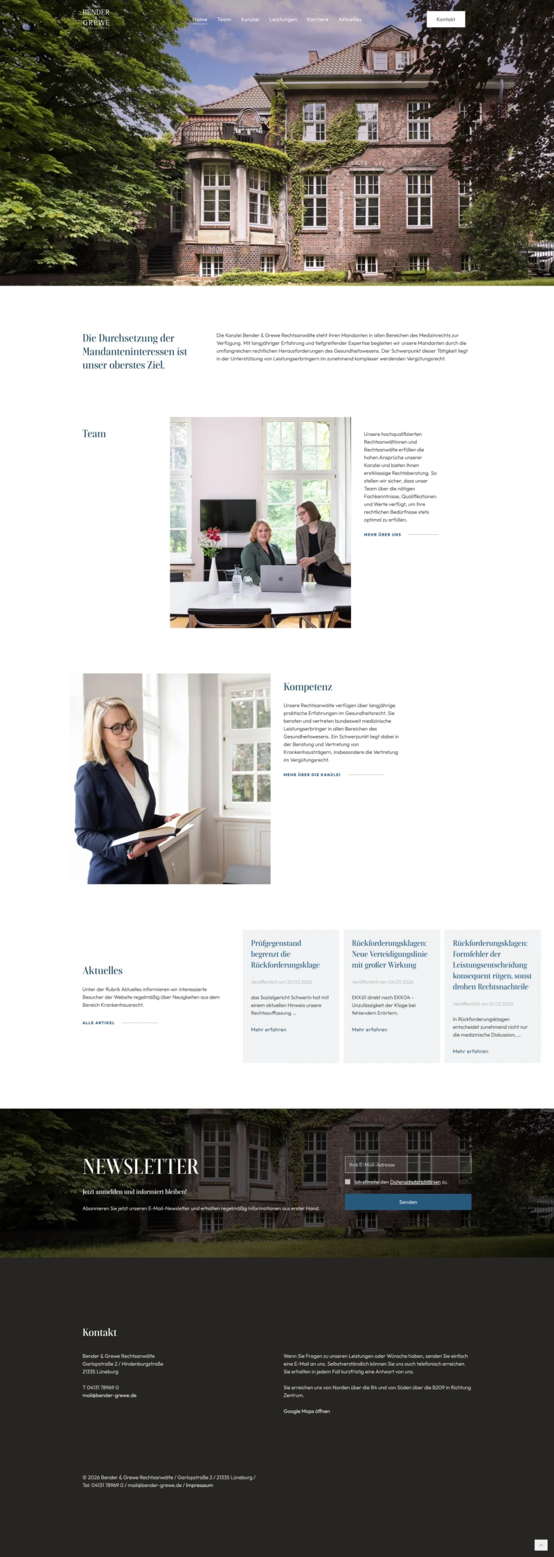 Website Relaunch Anwaltskanzlei