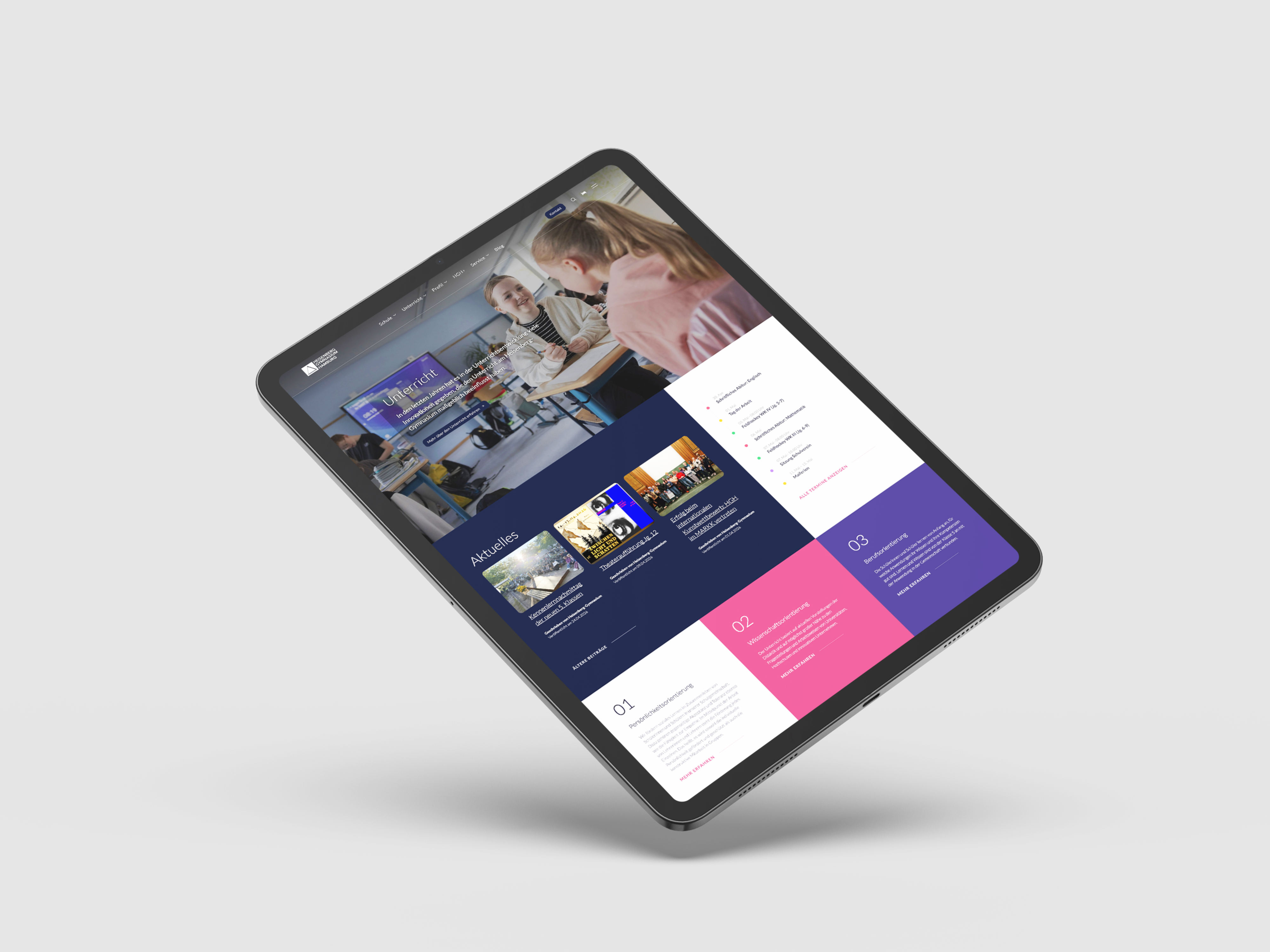 Website Relaunch Schule