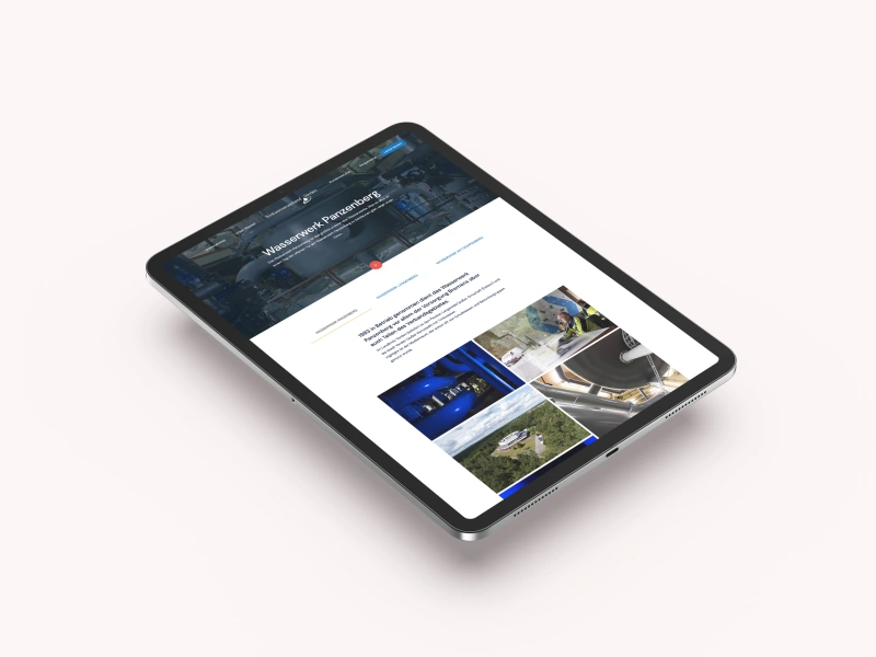 Website Wasserversorger
